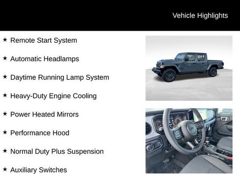 New 2026 Jeep Gladiator Sport AWD/4WD image 15