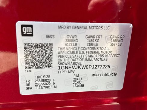 Certified 2023 Chevrolet Traverse RS AWD/4WD image 47