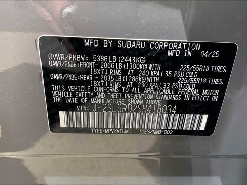 Certified 2025 Subaru Forester Limited AWD/4WD image 34