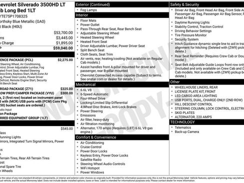 Used 2023 Chevrolet Silverado 3500 LT w/ Convenience Package AWD/4WD image 30