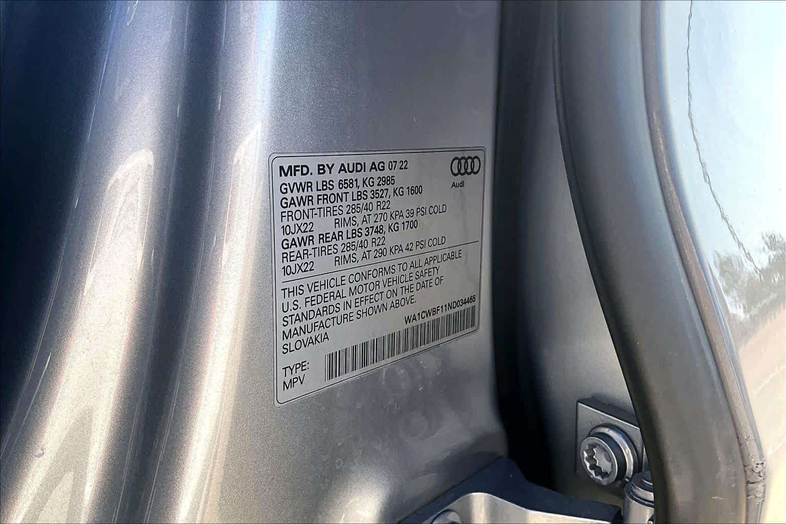 Used 2022 Audi SQ8 Prestige AWD/4WD image 29
