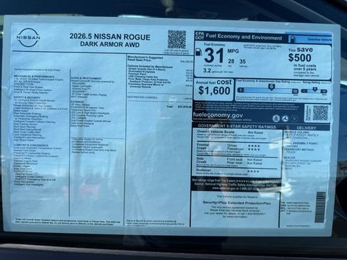 New 2026 Nissan Rogue Dark Armor image 34