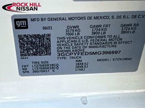 Used 2021 Chevrolet Silverado 1500 LT Trail Boss w/ Bed Protection Package image 27