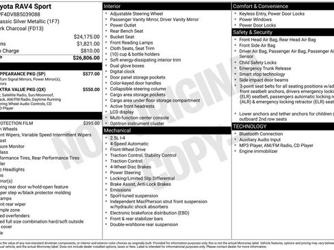 Used 2011 Toyota RAV4 Sport w/ Sport Appearance Pkg FWD image 4