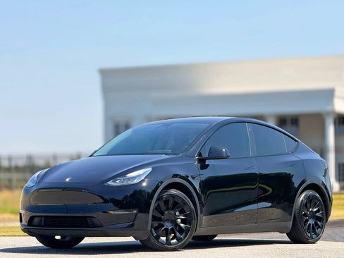 Used 2021 Tesla Model Y Long Range AWD/4WD image 1