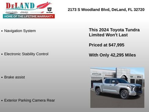 Used 2024 Toyota Tundra Limited AWD/4WD image 7