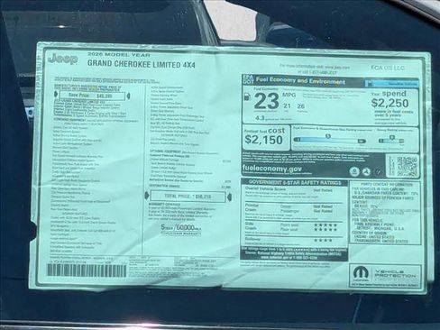 New 2026 Jeep Grand Cherokee Limited w/ Limited Altitude Package image 18