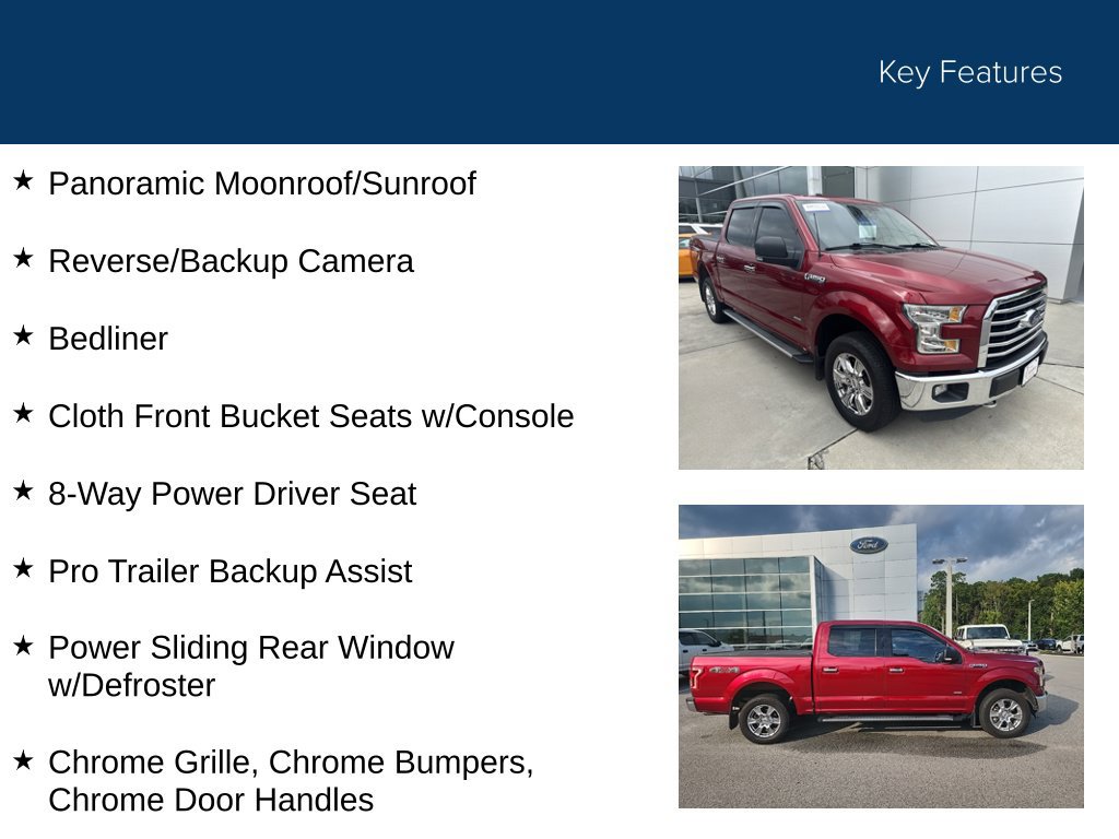 Used 2016 Ford F150 XLT w/ Equipment Group 301A Mid AWD/4WD image 36