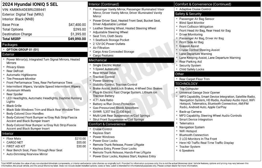 Certified 2024 Hyundai Ioniq 5 SEL RWD image 5