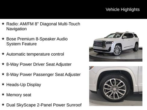 Used 2023 GMC Acadia Denali w/ Denali Technology Package AWD/4WD image 13