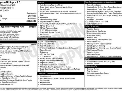 Certified 2023 Toyota Supra 2.0 image 26