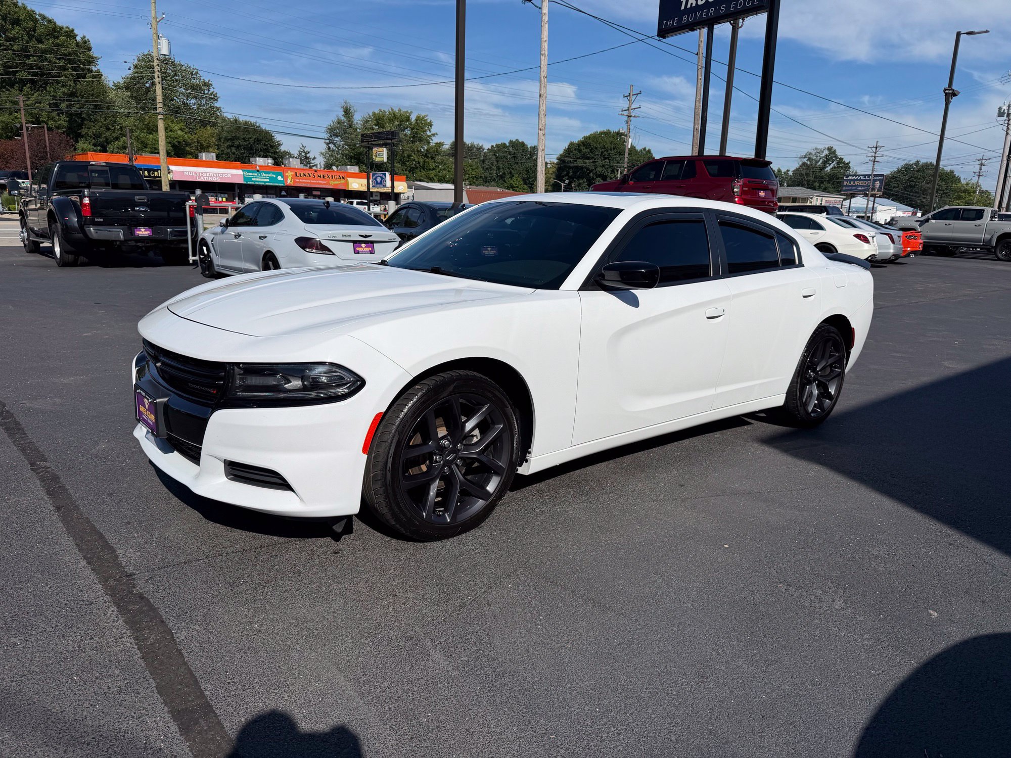 Used 2021 Dodge Charger SXT w/ Blacktop Package RWD image 3