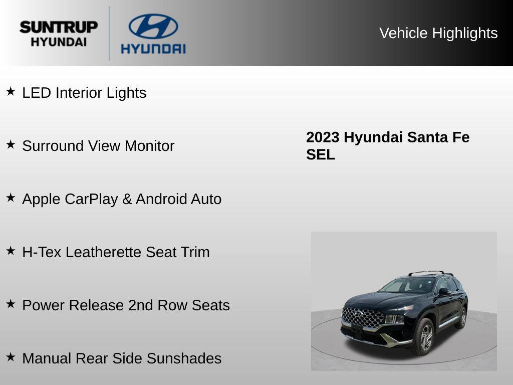Used 2023 Hyundai Santa Fe SEL w/ Premium Package AWD/4WD image 22