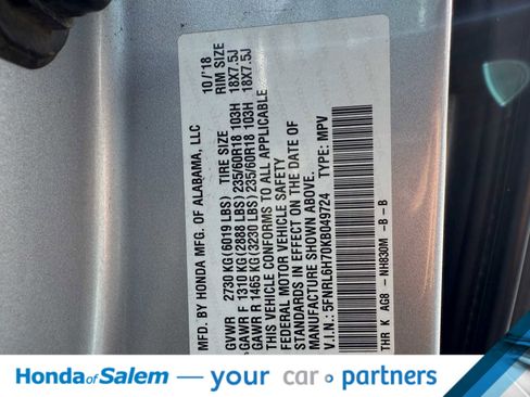 Used 2019 Honda Odyssey EX-L image 22