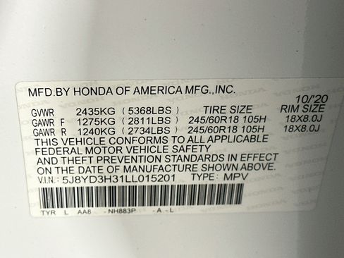 Used 2020 Acura MDX FWD image 12