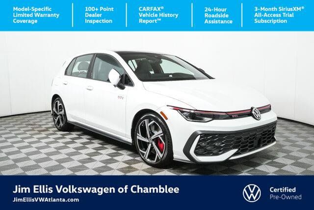 Certified 2025 Volkswagen GTI SE w/ SE Leather Seating Package FWD image 1