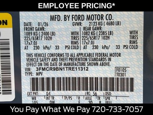 New 2026 Ford Bronco Sport Big Bend w/ Convenience Package AWD/4WD image 29