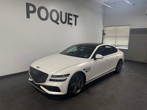 Used 2022 Genesis G80 3.5T Sport w/ Sport Prestige Package AWD/4WD image 2