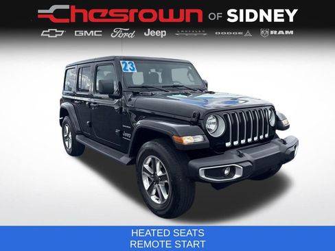 Used 2023 Jeep Wrangler Unlimited Sahara w/ Cold Weather Group AWD/4WD image 7
