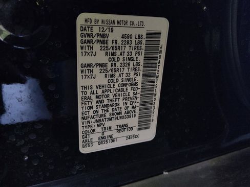 Used 2020 Nissan Rogue S w/ Special Edition Package FWD image 33