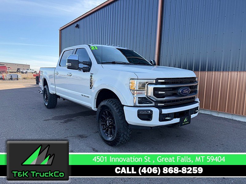 Used 2021 Ford F350 Platinum w/ Tremor Off-Road Package AWD/4WD image 1