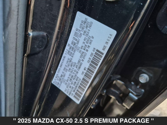 Used 2025 MAZDA CX-50 AWD 2.5 S w/ Weather Package image 34