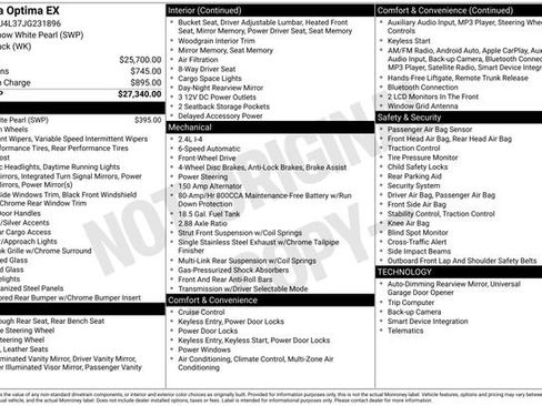 Used 2018 Kia Optima EX image 22