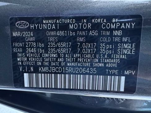 Used 2024 Hyundai Tucson Blue AWD/4WD image 29