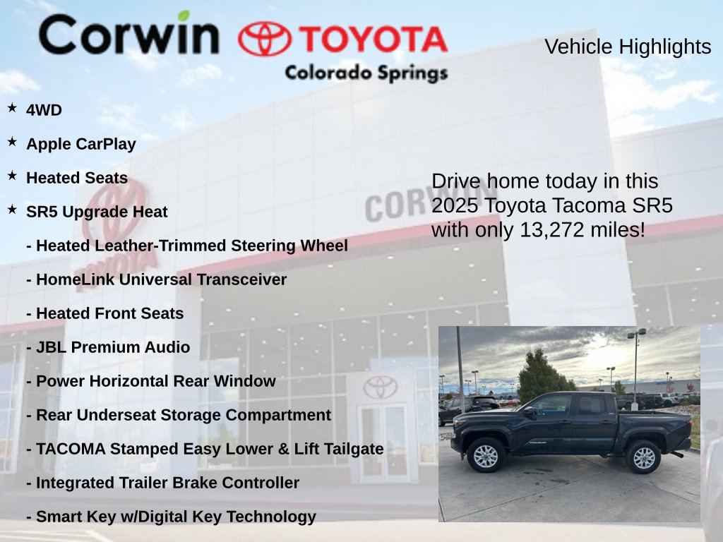 Used 2025 Toyota Tacoma SR5 AWD/4WD image 6