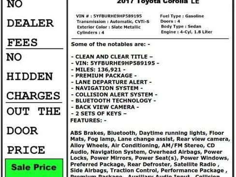 Used 2017 Toyota Corolla SE FWD image 27