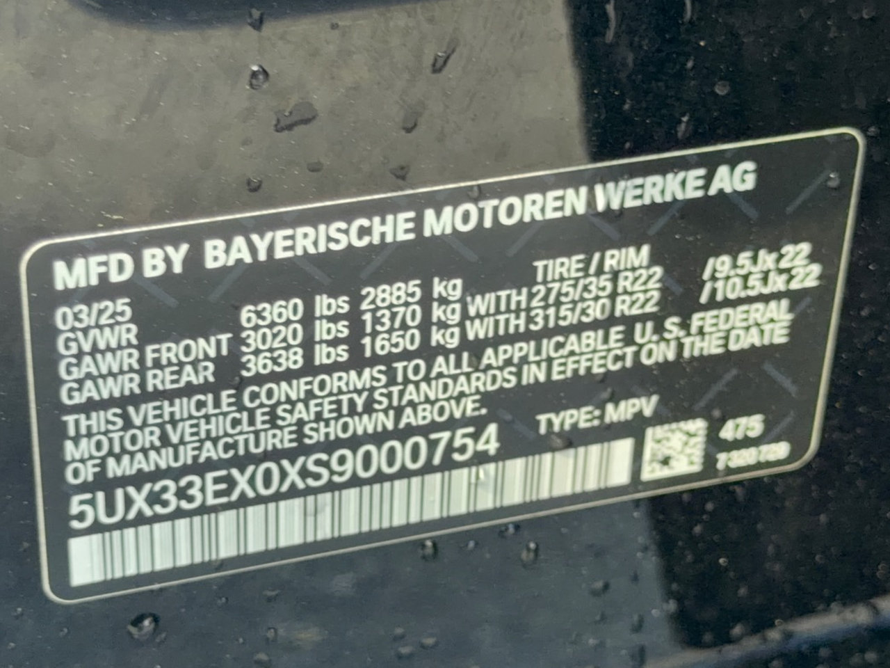 Used 2025 BMW X6 xDrive40i w/ Climate Comfort Package AWD/4WD image 31