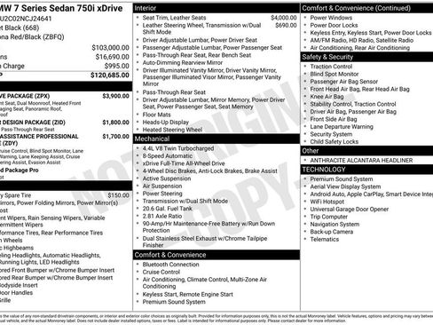 Used 2022 BMW 750i xDrive w/ Executive Package image 39