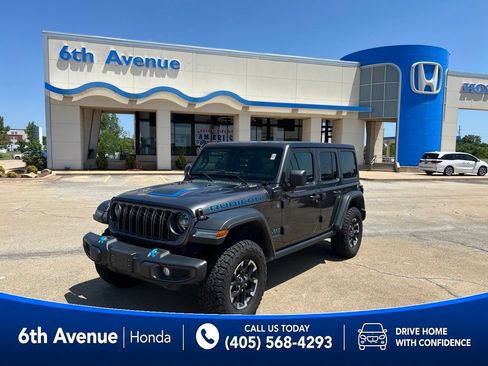 Used 2024 Jeep Wrangler Unlimited Rubicon 4xe AWD/4WD image 1