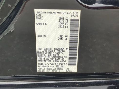 Used 2021 Nissan Altima 2.5 SR FWD image 24