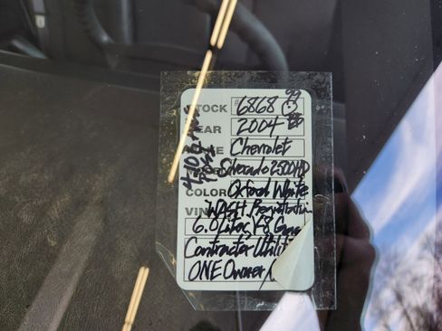 Used 2004 Chevrolet Silverado 2500 W/T image 10