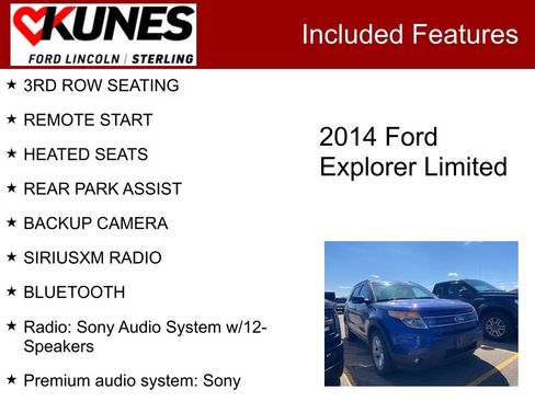 Used 2014 Ford Explorer Limited image 2