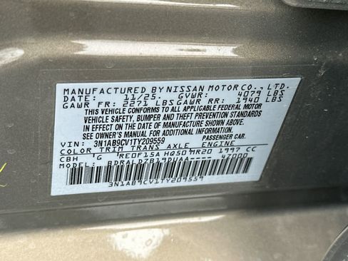 New 2026 Nissan Sentra SV w/ Floor Mat Package image 25