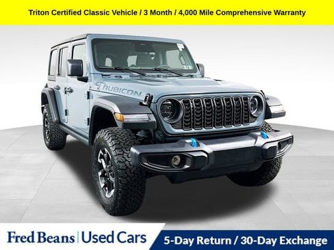 Used 2025 Jeep Wrangler Unlimited Rubicon 4xe AWD/4WD image 1