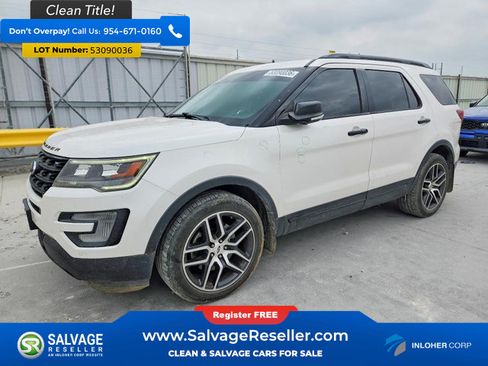 Used 2017 Ford Explorer Sport w/ Equipment Group 401A AWD/4WD image 1