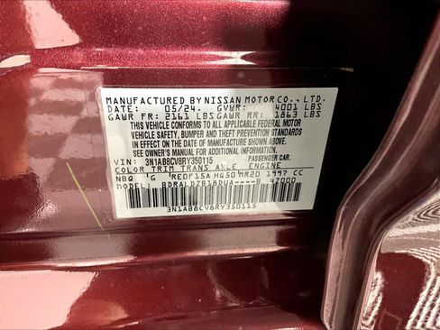 Certified 2024 Nissan Sentra SV FWD image 19