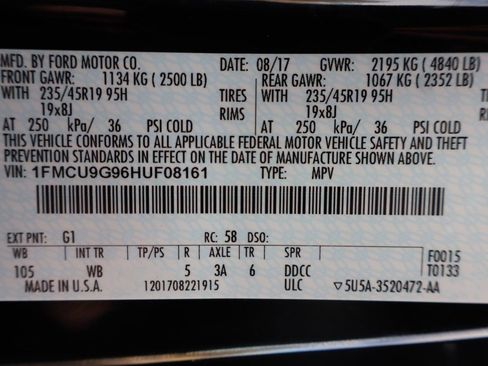 Used 2017 Ford Escape SE w/ Equipment Group 201A image 46