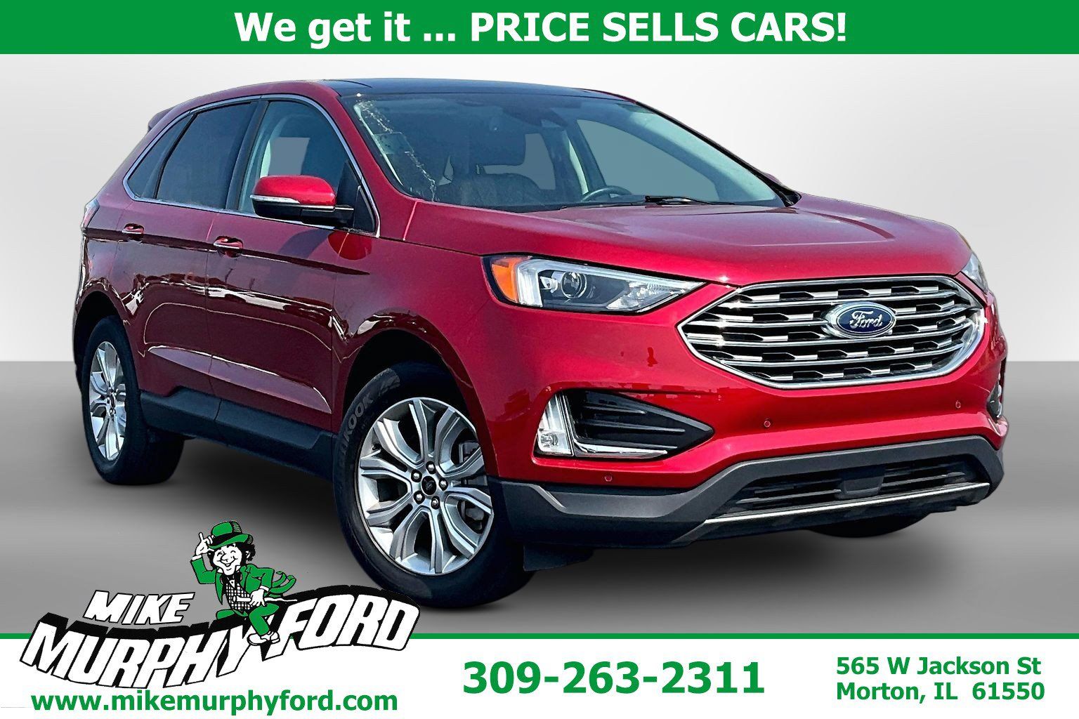 Certified 2023 Ford Edge Titanium AWD/4WD image 1