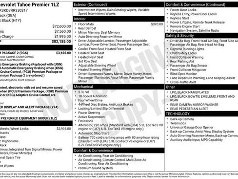 Certified 2024 Chevrolet Tahoe Premier w/ Premium Package 2 AWD/4WD image 4