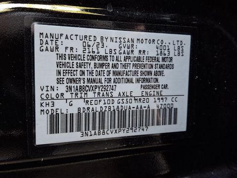 Certified 2023 Nissan Sentra SV FWD image 28