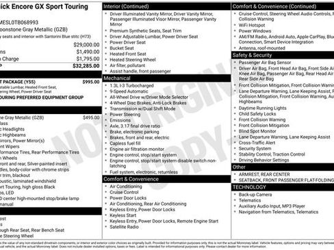 New 2026 Buick Encore GX Sport Touring w/ Comfort Package AWD/4WD image 37