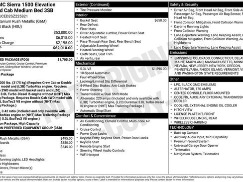 New 2025 GMC Sierra 1500 Elevation w/ Preferred Package image 6