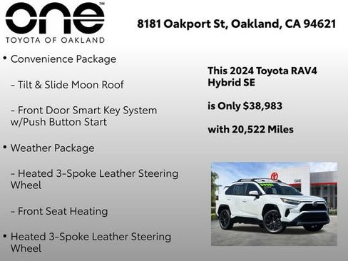 Certified 2024 Toyota RAV4 SE w/ Convenience Package AWD/4WD image 6