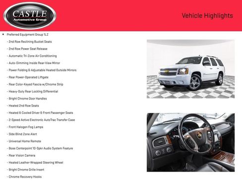 Used 2014 Chevrolet Tahoe LTZ AWD/4WD image 3
