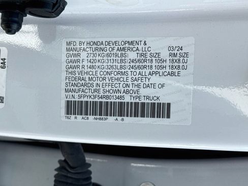 Used 2024 Honda Ridgeline RTL image 36