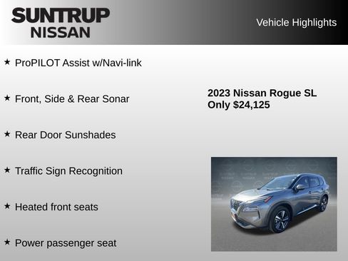 Used 2023 Nissan Rogue SL w/ SL Premium Package image 24